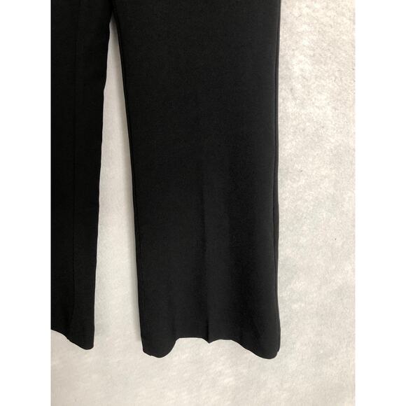 Calvin Klein Women's Size 12 Crepe High Waist Wide Leg Pant Black NEW - Picture 2 of 8